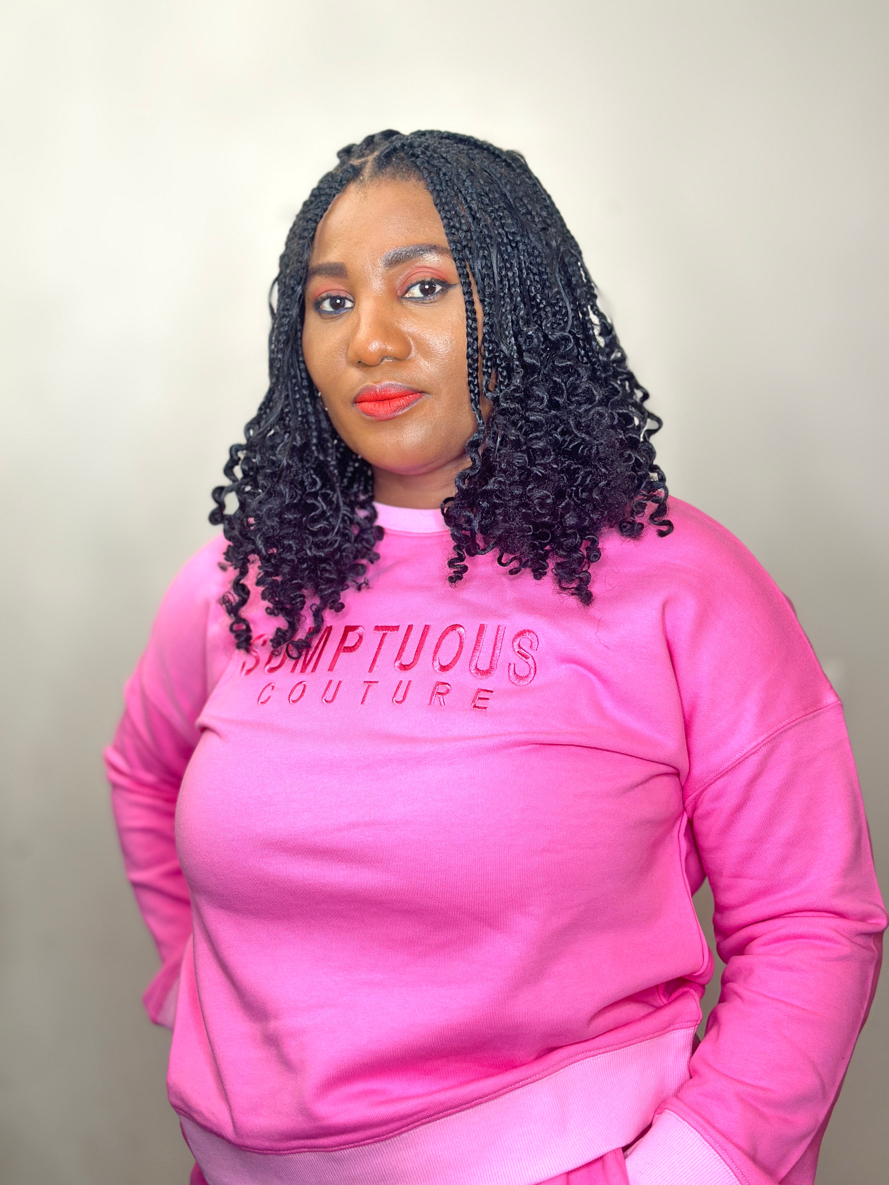 Pink Girl sweatshirt set