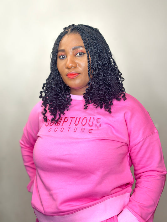 Pink Girl sweatshirt set