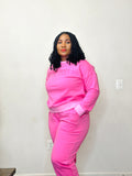 Pink Girl sweatshirt set