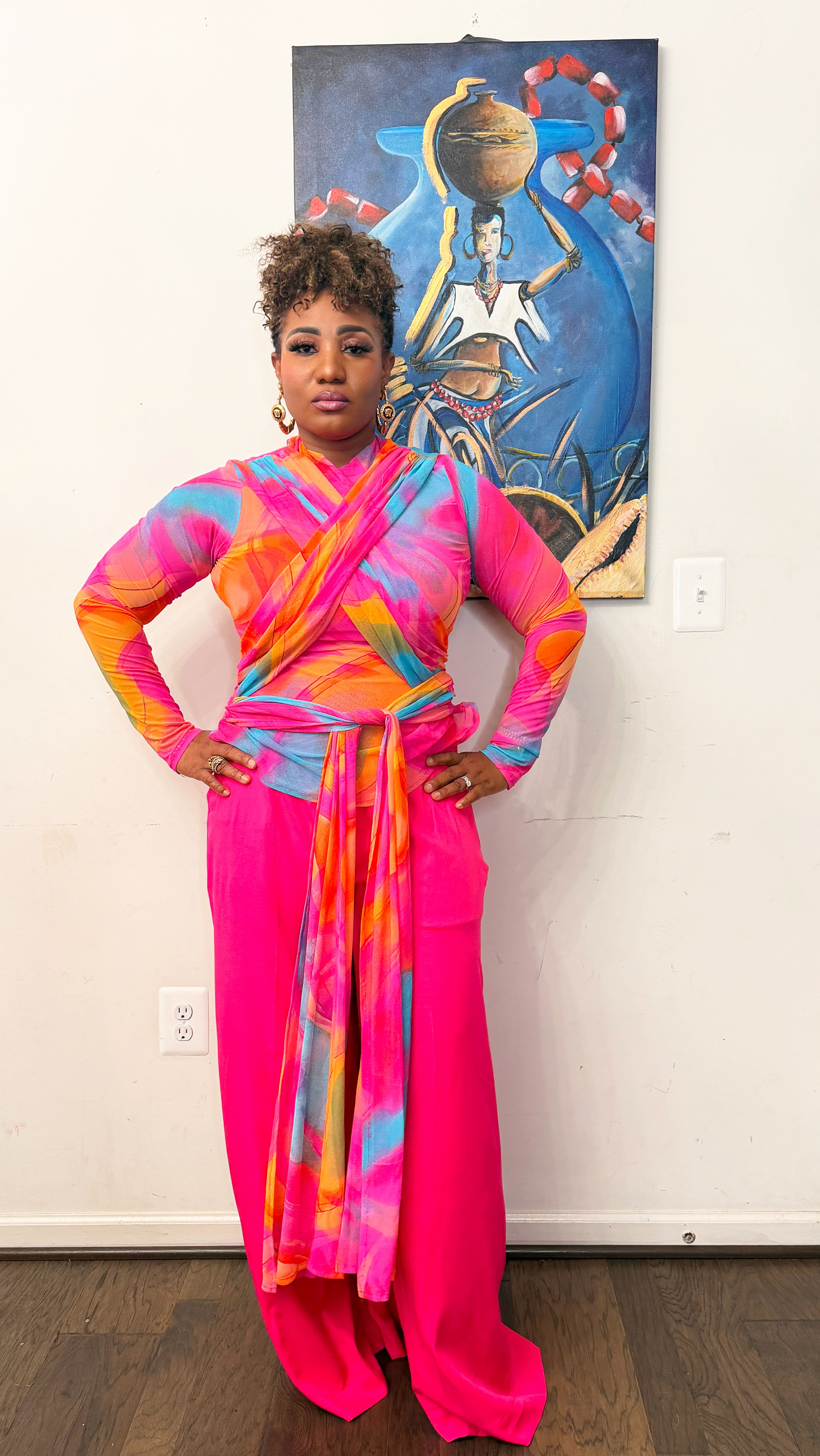 Pink Lady pant set
