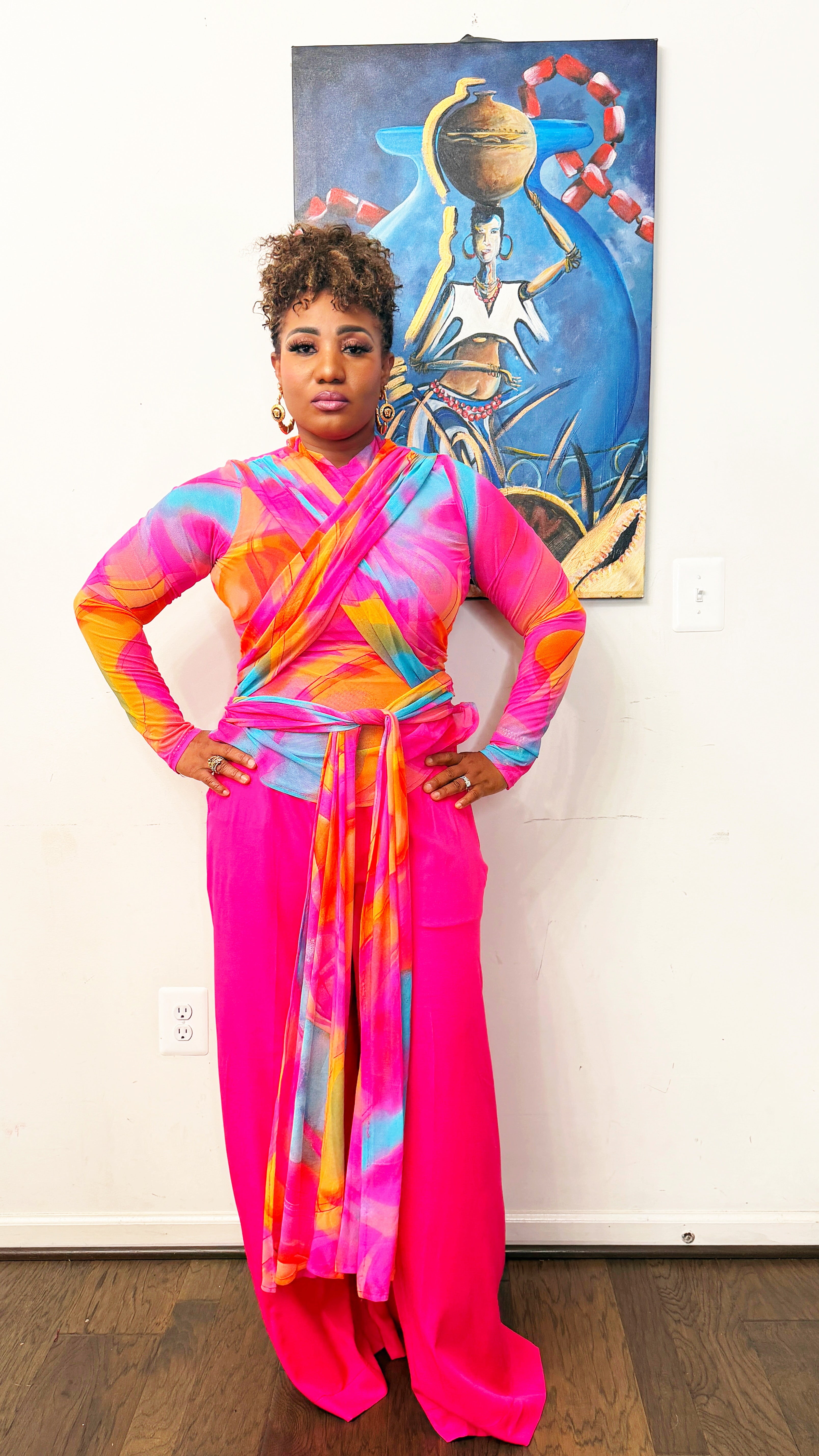 Pink Lady pant set